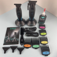 Tondeuse à cheveux professionnelle rechargeable Vgr V-889S2 9000 tr/min en métal pour salon de coiffure pour hommes