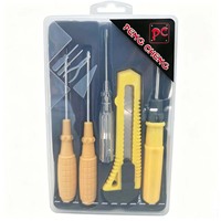 Ensemble d'outils à main A815, Kits d'outils à main, Tournevis, Couteau, Pince, Marteau, Ruban adhésif pour usage quotidien, Produit à 1$, Série 1$ Matériel et outils