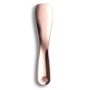 Custom Logo <b>Makeup</b> Facial Massage Cosmetic Metal Cream Spoon Spatulas - Product Image 2