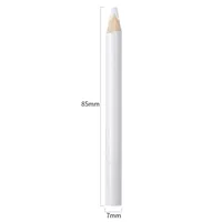 Stylo applicateur de cire pour ongles blanc, crayon court pour strass, crayon à strass auto-adhésif, stylo à points de cire pour nail art