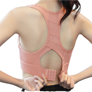 Sujetadores deportivos de alta calidad para mujer al por mayor, con gancho, copa fija hueca, alta resistencia, a prueba de golpes, elásticos en cuatro direcciones, de alto soporte para yoga y deporte. - Product Image 1
