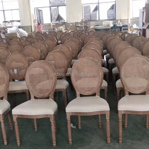 Bán Buôn Gỗ Tự Nhiên Ghế Khách Sạn Mía Trở Lại <span class=keywords><strong>Wicker</strong></span> Mây Ghế Stackable Ăn Ăn Cưới Louis Ghế Cho Các Sự Kiện Ngoài Trời Đảng - Product Image 3