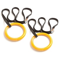 Bagues de gymnastique en nylon réglables, anneau d'exercice musculaire, de fitness, écologique, avec sangle ajustable
