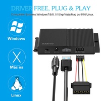 FIDECO-ordenador portátil 3 en 1, dispositivo Usb 3,5 Hdd Ata, convertidor de tarjeta de disco duro 2,5, adaptador Sata a Ide adaptable