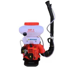 Efficient agricultural backpack pulverisateur gasoline powered 2 stroke powerful mist duster and fogger blower for pest control