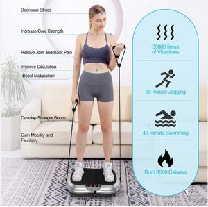 Plaque de vibration Machine d'exercice Triple moteur Oscillation Plate-forme de vibration de pulsation linéaire Machine de vibration du corps entier - Product Image 6