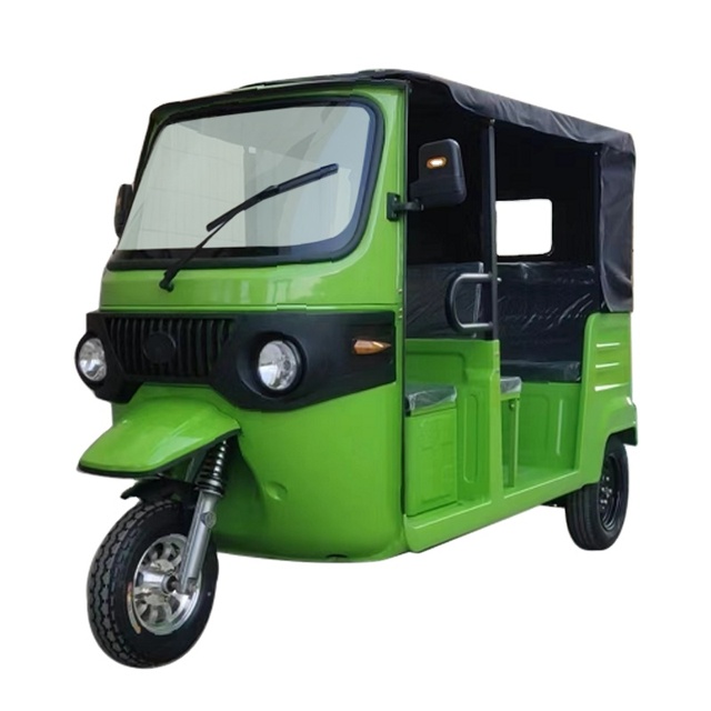 Cheap and Hot Sale Eec Certified TVS King Motorized Electric Tricycle Taxi Open Body 4 Passengers