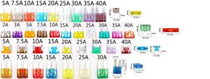 Мини/маленький/средний автомобильный водонепроницаемый блок предохранителей типа лезвия в линии патрон предохранителя электрическая розетка 18/16/14/12/10AWG 7. 5a10a20a30a40a50a - Product Image 4