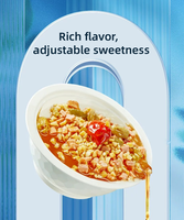 Desserts d'été de style chinois, saveur menthe, faibles en calories, sans gras, 236g, gelée glacée prête à consommer, collations sucrées pour la vente en gros