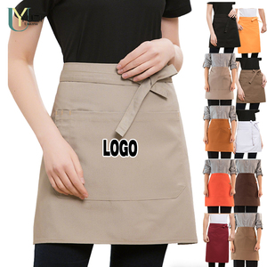 Tablier <span class=keywords><strong>de</strong></span> serveur imperméable tendance, demi-tablier, essuyage des mains, logo personnalisé en gros, tablier <span class=keywords><strong>de</strong></span> cuisine à domicile - Product Image 1