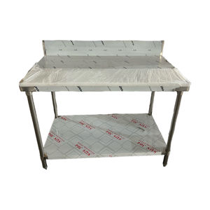 Mesa de acero inoxidable comercial Victory con Backsplash Inox Bench Equipo de catering para hoteles y restaurantes - Product Image 4