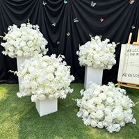 Flores Artificiales de Seda Hechas a Mano de Alta Gama, Duraderas y Realistas, para Juegos de Mesa, Decoraciones de Boda, Adornos de Navidad y Año Nuevo