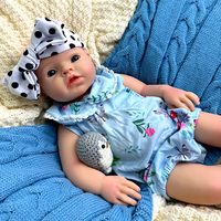 20 Zoll wasch bare feste Silikon wieder geborene Baby puppen Neugeborenes Baby handgemachte lebensechte Muneca wieder geborene Puppe