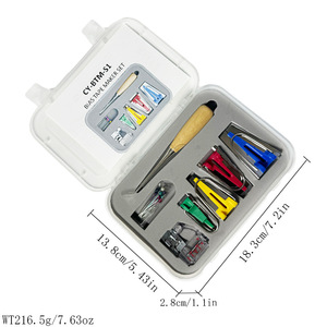 Diy Costura <span class=keywords><strong>Patchwork</strong></span> Herramienta Tela Bias Encuadernación Cinta Maker <span class=keywords><strong>Kit</strong></span> Acolchado Máquina DE COSER eléctrica Accesorios - Product Image 1
