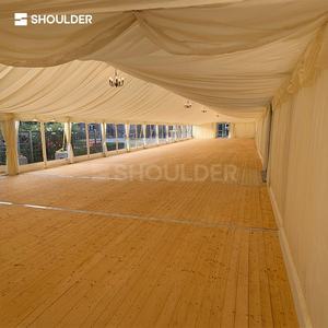 Tente de mariage en PVC pour 100, 300, 500 personnes, tente de fête durable en aluminium, imperméable, élégante, solutions de tente pour événements extérieurs temporaires - Product Image 6