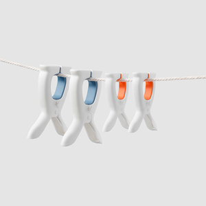 High Quality Custom Single Stainless Steel Windproof Retainer Non-Slip Hanger <strong>Clips</strong> for Clothing Multifunction Kitchen <strong>Plastic</strong> - Product Image 4