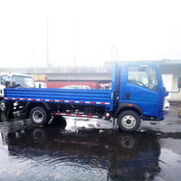Camion de fret Sinotruk HOWO 4x2, prix, 5-10 tonnes, camionnette à parois latérales rabattables, mini camion léger