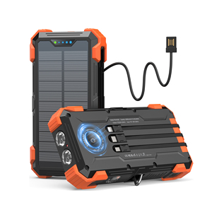 18000mAh High Capacity <b>Solar</b> Power Bank 68Wh 15W Fast Charging Wireless Smart Watch LED Display Type-C Li-Polymer Battery - Product Image 2