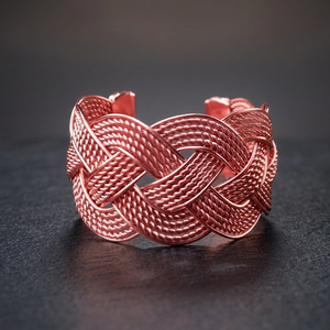 Quality <b>Copper</b> Bracelet Handmade Traditional Jewelry Gift for Men Women Friends and Family Members - Product Image 4