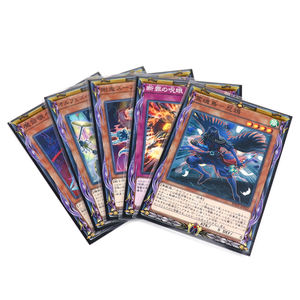 สุนัขจิ้งจอกสีเทาแบบกำหนดเองขอบเหนือแขนเสื้อสำหรับการ์ดอักขระ ygo (วัสดุ PP 100%) - Product Image 5