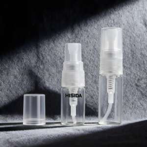 2ml 3ml 5ml 10ml Round <b>Mini</b> Mist <b>Spray</b> Perfume Glass Sample <b>Bottle</b> with Plastic <b>Spray</b> Pump - Product Image 1