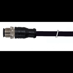 M12รหัสตัวผู้ตรง4พินพร้อมสายเคเบิล PVC SH 3*0.34 SQmm B PVC สายสีดำแบบไม่หุ้มฉนวน - Product Image 4