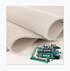 3D Air Spacer Sandwich Mesh Fabrics Warp Knitting Machine