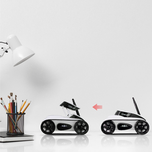 Tank RC intelligent avec rotation à 360° °   Contrôle par caméra et application téléphonique - Transmission <span class=keywords><strong>vidéo</strong></span> en temps réel, jeu <span class=keywords><strong>de</strong></span> cache-cache, jouet éducatif STEM pour enfants - Product Image 4