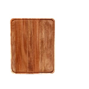 Wooden Rectangular Serving <b>Tray</b> Solid Wood Handmade For Coffee <b>Tea</b> Dessert Home Use - Product Image 5