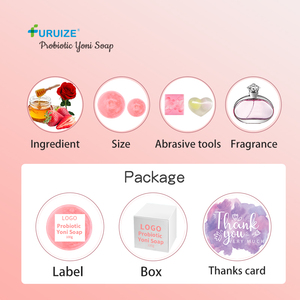 <span class=keywords><strong>Savon</strong></span> de soin féminin probiotique Équilibre le microbiome cutané Ingrédients naturels à base de plantes pour les peaux sèches, sensibles et sujettes à l'acné - Product Image 6