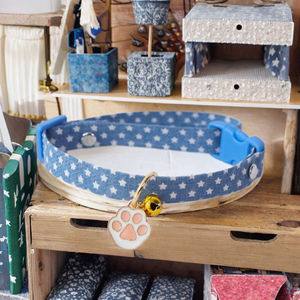 สร้อยคอแมวทำจากโพลีเอสเตอร์แบบปรับได้สร้อยคอลูกแมวน่ารักสร้อยคอแฟชั่นสำหรับสัตว์เลี้ยงสุนัขขนาดเล็กสร้อยคอสำหรับสุนัขชิวาวาเครื่องประดับ - Product Image 3