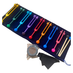 Juego de diapasones de ocho piezas: 126.22, 136.1, 141.27, 172.06, 194.18; incluye bloque de activación y bola de masaje. - Product Image 1