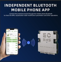 ECBMS Léger 17S 24S 100A 120A DIY Smart BMS LiFePO4 Li-ion Équilibreur Actif BT Power Bank Trottinette Électrique