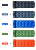 Matelas de camping gonflable individuel portable en TPU avec pompe à pied, large et épais, avec cordon de serrage, pour usage extérieur et voyage
