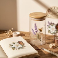Autocollants transparents personnalisés pour scrapbooking, collection Secrets de la serre, en PET, pack d'autocollants transparents