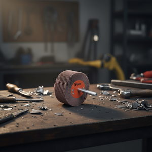 Disco Abrasivo de Láminas Ttake 25x25 mm, Eje de 6 mm, Grano 80, para Pulir Metal - Product Image 3