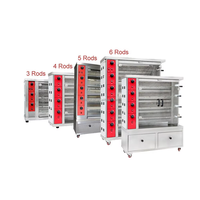 Machine à rôtir le poulet au gaz avec joints pour griller et rôtir le poulet