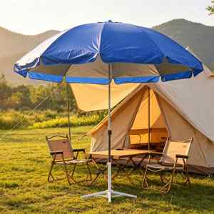 Sombrilla de Playa y Patio de Doble Capa de 170 cm, Reforzada con Varillas Gruesas, Protección UV, Impermeable, Venta al Por Mayor - Product Image 1