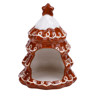 Redeco Tùy Chỉnh Sáng Tạo Màu Đỏ Cây Giáng Sinh Nến Đồ Trang Trí Gốm Giáng Sinh Người Giữ Ngọn Nến Cho Trang Chủ Máy Tính Để Bàn Trang Trí - Product Image 2