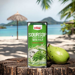 Suco De Graviola Com Bebida De Polpa Preço De Atacado 500ml Alu Can NFC Suco De Frutas Do Vietnã Bebidas ISO GMP Certified OEM - Product Image 6