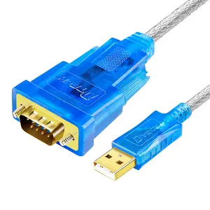 完全に互換性のあるシリアルポートケーブル2MDC5V USB2.0ポートからRS232シリアルポートケーブルUSBコンバーターアダプター (デスクトップラップトップ用)
