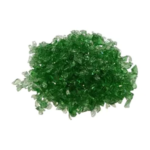 Good Quality Many Size And Colors Green Terrazzo Texture Decorative Crushed Glass Aggregate For Terrazzo Tile