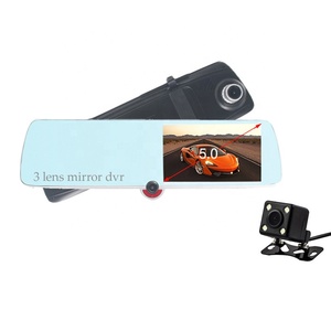 2021 Nhà Máy Mới Ba Gương Dash Cam Stream Media FHD <span class=keywords><strong>1080</strong></span> Xe Dash Cam <span class=keywords><strong>Camera</strong></span> Full 10 Inch Gương Xe Hộp Đen - Product Image 4
