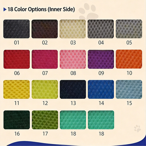 Lot de 5 harnais de luxe en velours doux et rembourré avec maille <span class=keywords><strong>pour</strong></span> chiens et chats, personnalisables avec sac à excréments et nœud papillon - Product Image 5