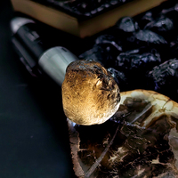 Pierre semi-précieuse en cristal naturel 100% Larme d'Apache Cristal brut de guérison Larme d'Apache noire Pierres précieuses