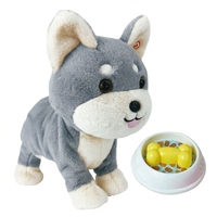 Jouet en peluche réaliste pour chien, design personnalisé par le fabricant, écologique, super doux, simulation de chiot en peluche