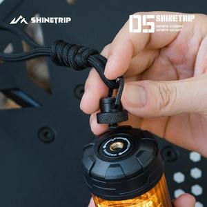 Cordon de suspension extérieur ShineTrip pour vis à boucle pivotante 1/4, lumière ambiante, deux longueurs disponibles, cordons légers et portables - Product Image 3