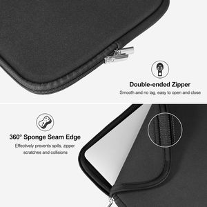 15.6 Inch Resistant Neoprene Laptop Sleeve <b>Case</b> Notebook <b>Computer</b> Pocket <b>Case</b> Tablet Briefcase Carrying Bag - Product Image 5
