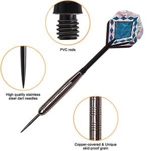 Nuevo Producto Explosivo, Juego de Dardos de Hierro Duraderos Skipjack, Dardos con Punta de Acero para Partidas Amistosas - Product Image 3