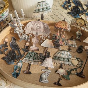 15 autocollants par paquet, série Rococo Sweet Dream House, autocollants découpés à la forme, style européen, autocollants décoratifs pour les fêtes, pour bricolage - Product Image 4